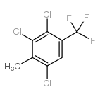 2,3,5-trichloro-4-methyl-benzotrifluoride Structure