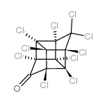 1,3,4-Metheno-2H-cyclobuta[cd]pentalen-2-one,1,1a,3,3a,4,5,5,5a,5b,6-decachlorooctahydro- Structure