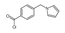 4-(pyrrol-1-ylmethyl)benzoyl chloride结构式