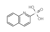 Phosphonic acid,P-2-quinolinyl- Structure