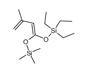 3-methyl-1-triethylsilyloxy-1-trimethylsilyloxy-1,3-butadiene Structure