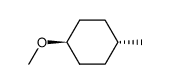 trans-1-Methoxy-4-methylcyclohexane Structure