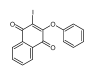 2-iodo-3-phenoxynaphthalene-1,4-dione结构式