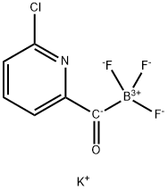 Potassium 6-chloro-2-isonicotinoyltrifluoroborate结构式