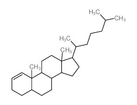 Cholest-1-ene structure