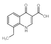 8-Ethyl-4-oxo-1,4-dihydro-quinoline-3-carboxylic acid Structure