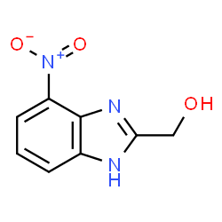 1H-Benzimidazole-2-methanol,4-nitro-(9CI) Structure