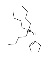 tributyl(cyclopent-1-en-1-yloxy)stannane结构式