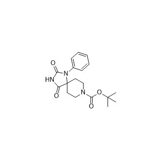 2,4-二氧代-1-苯基-1,3,8-三氮杂螺[4.5]癸烷-8-甲酸叔丁酯图片