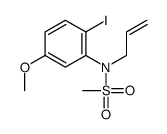 N-(2-iodo-5-methoxyphenyl)-N-prop-2-enylmethanesulfonamide Structure