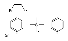 [3-bromopropyl(diphenyl)stannyl]methyl-trimethylsilane Structure