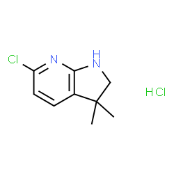 6-chloro-3,3-dimethyl-1H,2H,3H-pyrrolo[2,3-b]pyridine hydrochloride picture