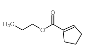 1-Cyclopentene-1-carboxylicacid,propylester(9CI) structure