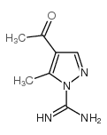 1H-Pyrazole-1-carboximidamide,4-acetyl-5-methyl- structure