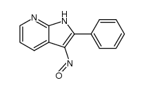 3-nitroso-2-phenyl-1H-pyrrolo[2,3-b]pyridine结构式