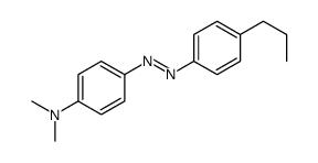 N,N-Dimethyl-p-[(p-propylphenyl)azo]aniline structure