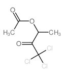 2-Butanone,3-(acetyloxy)-1,1,1-trichloro- structure