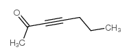 3-HEPTYN-2-ONE Structure