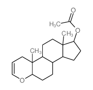 (9a,11a-dimethyl-1,2,3,3a,3b,4,5,5a,9,9b,10,11-dodecahydroindeno[5,4-f]chromen-1-yl) acetate Structure