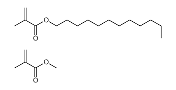 2-甲基丙烯酸十二烷基酯与2-甲基丙烯酸甲酯的共聚物结构式