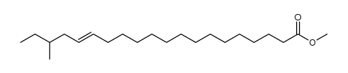 Methyl (+/-)-18-methyl-15-(E/Z)-eicosenoate Structure