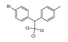 BENZENE, 1-[1-(4-BROMOPHENYL)-2,2,2-TRICHLOROETHYL]-4-METHYL-结构式