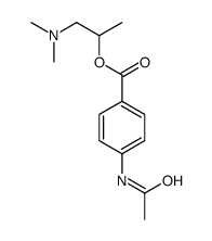 1-(dimethylamino)propan-2-yl 4-acetamidobenzoate Structure