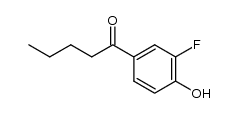 1-(3-fluoro-4-hydroxy-phenyl)-pentan-1-one结构式