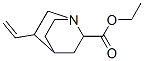 5-Ethenyl-1-azabicyclo[2.2.2]octane-2-carboxylic acid ethyl ester结构式