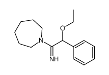 1-(2-Ethoxy-1-imino-2-phenylethyl)hexahydro-1H-azepine structure