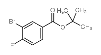 T-BUTYL 3-BROMO-4-FLUOROBENZOATE Structure