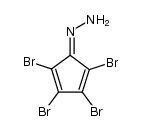 (perbromocyclopenta-2,4-dien-1-ylidene)hydrazine结构式