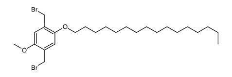 1,4-bis(bromomethyl)-2-hexadecoxy-5-methoxybenzene Structure