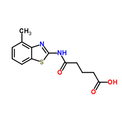 5-[(4-Methyl-1,3-benzothiazol-2-yl)amino]-5-oxopentanoic acid picture