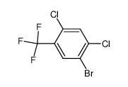 1-Bromo-2,4-dichloro-5-(trifluoromethyl)benzene Structure