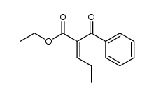 ethyl 2-benzoyl-2-pentenoate结构式