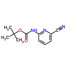 2-Methyl-2-propanyl (6-cyano-2-pyridinyl)carbamate Structure