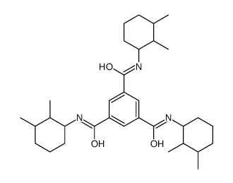 1-N,3-N,5-N-tris(2,3-dimethylcyclohexyl)benzene-1,3,5-tricarboxamide结构式