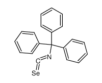 trityliso selenocyanate Structure