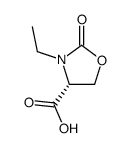 (R)-3-ethyl-2-oxo-4-oxazolidinecarboxylic acid结构式