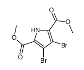 Dimethyl 3,4-dibromo-1H-pyrrole-2,5-dicarboxylate Structure