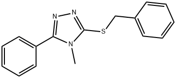 3-(Benzylthio)-4-methyl-5-phenyl-4H-1,2,4-triazole picture