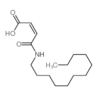 2-Butenoic acid,4-(dodecylamino)-4-oxo-, (2Z)-结构式