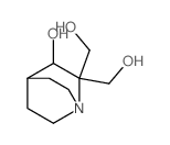 7,7-bis(hydroxymethyl)-1-azabicyclo[2.2.2]octan-8-ol structure