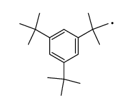 2,4,6-tri-tert-butylphenyl radical Structure