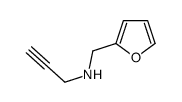 N-(2-Furylmethyl)-2-propyn-1-amine Structure