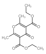 4H-Pyran-3,5-dicarboxylicacid, 2,6-dimethyl-4-oxo-, 3,5-diethyl ester picture