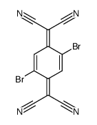 2,5-Dibromo-7,7,8,8-tetracyano-p-quinodimethane结构式