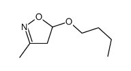 5-butoxy-3-methyl-4,5-dihydro-1,2-oxazole结构式