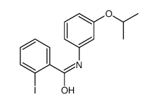 2-iodo-N-(3-propan-2-yloxyphenyl)benzamide结构式